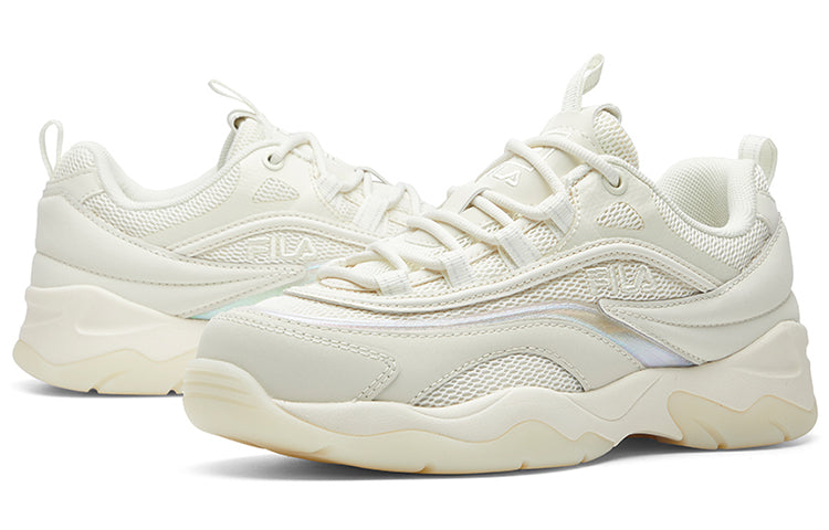 (WMNS) FILA Ray Retro Running Shoes White F52W041101FSW