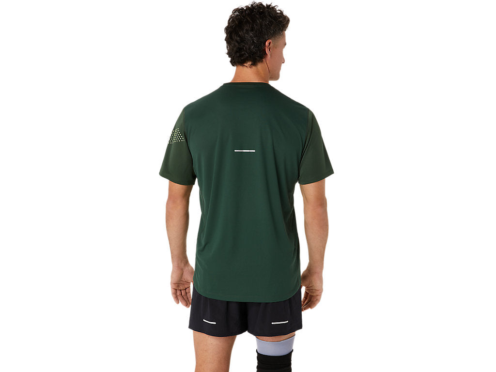 ASICS Icon Short Sleeve Top 'Rain Forest Glow Yellow' 2011C836-305