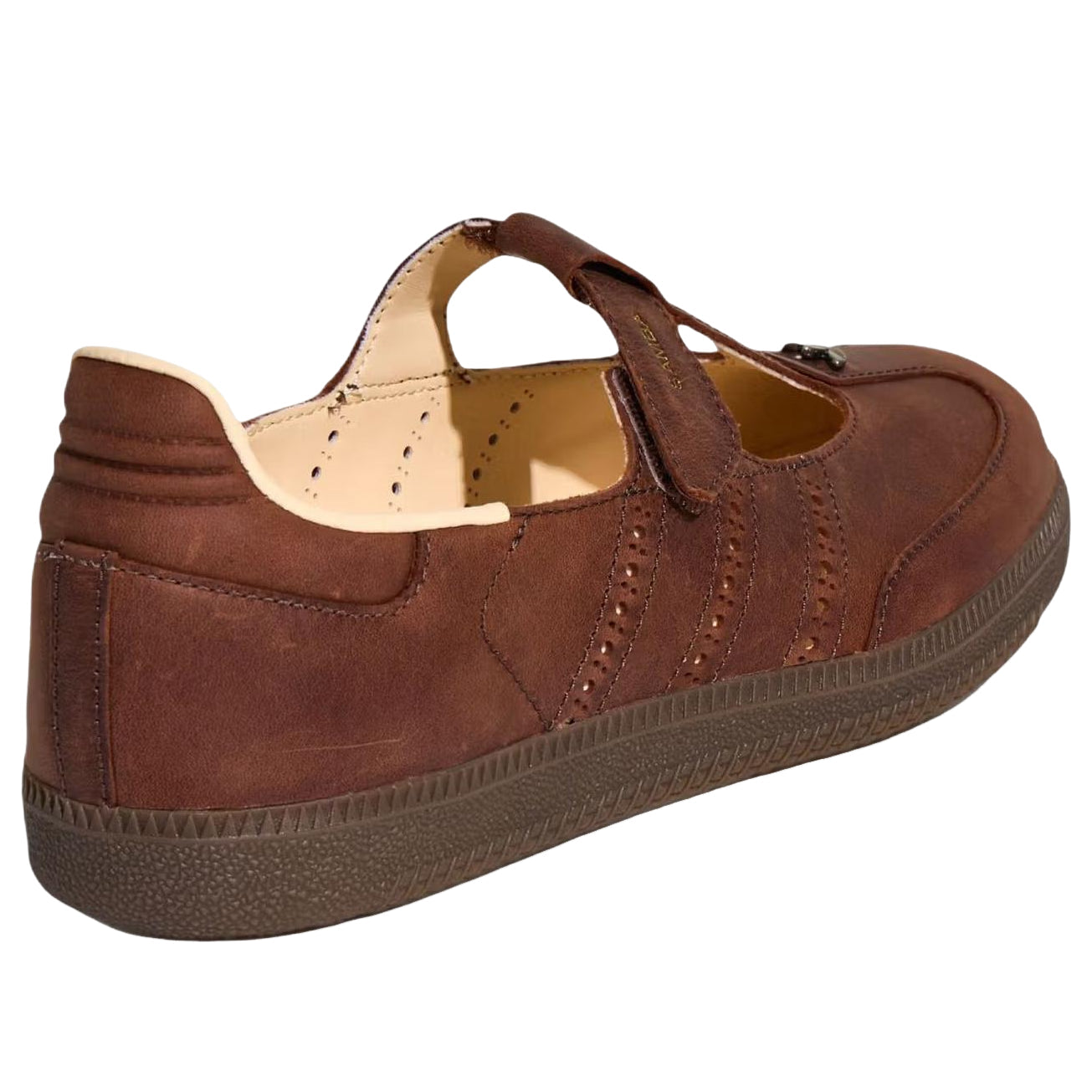 (WMNS) adidas Samba Jane 'Brown Crystal Sand Gum' HP7130