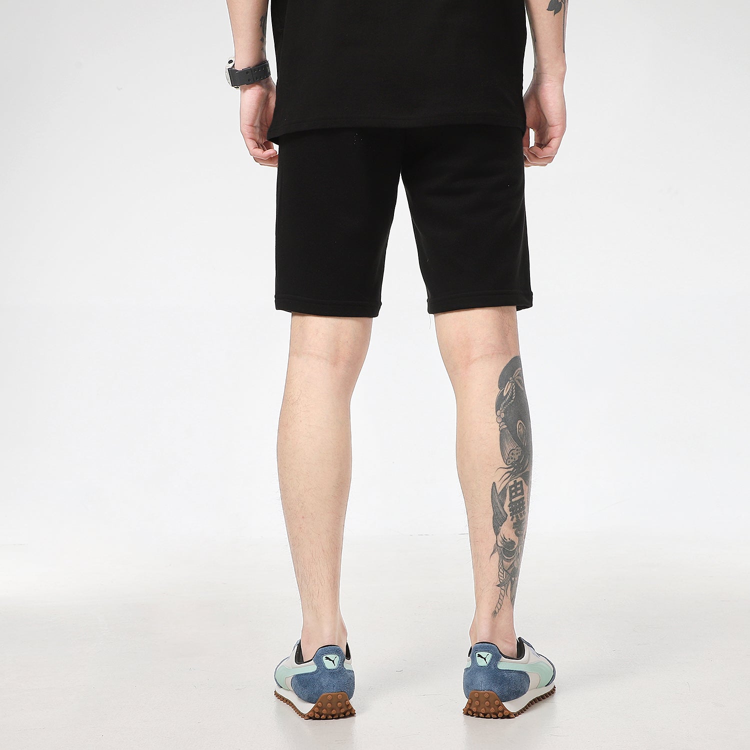 PUMA Essentials+ 12" Shorts 'Black White' 588739-01