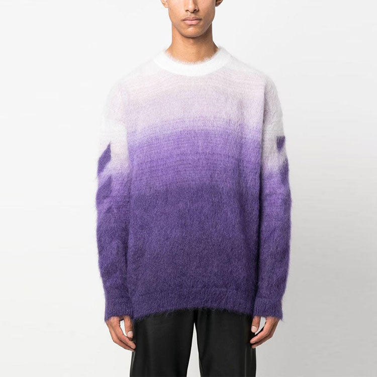 Off-White Arrows Motif Long-Sleeved Sweater OMHE098S23KNI0013737