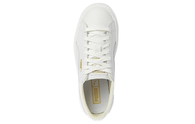 (WMNS) PUMA Basket Platform Core 'White Gold' 364040-04