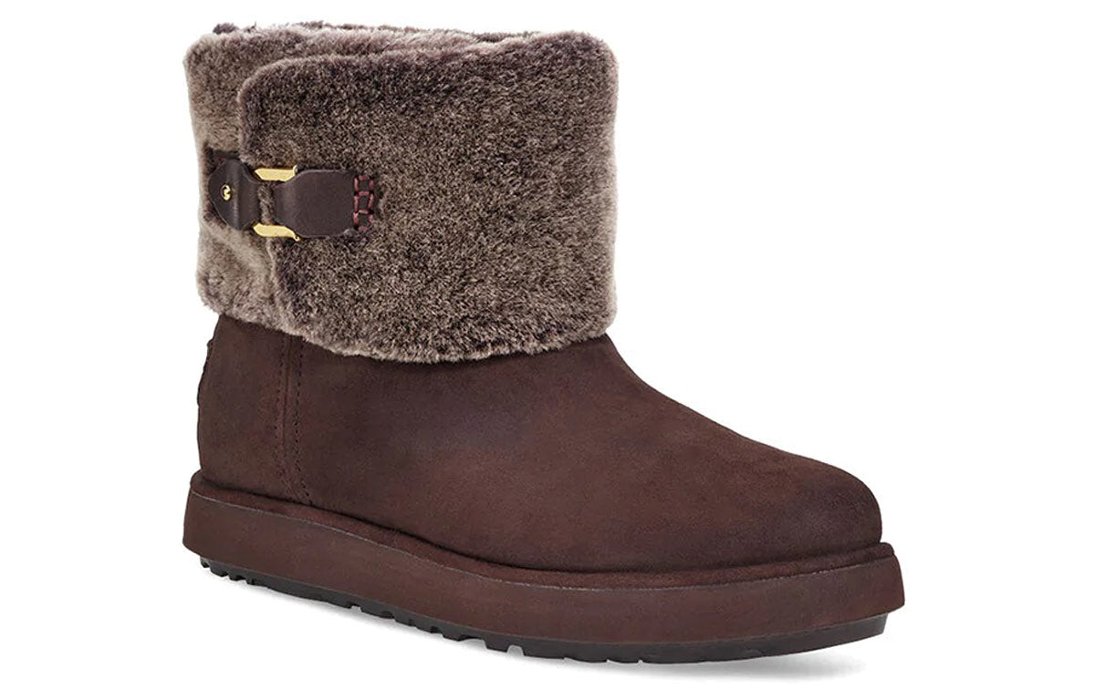 (WMNS) UGG Classic Berge Mini 'Dark Red' 1107210-DRS