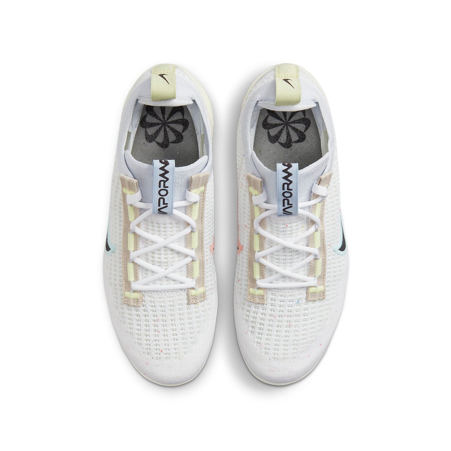 (GS) Nike Air VaporMax 2021 Flyknit 'Mismatched Swoosh - White' DQ7758-100