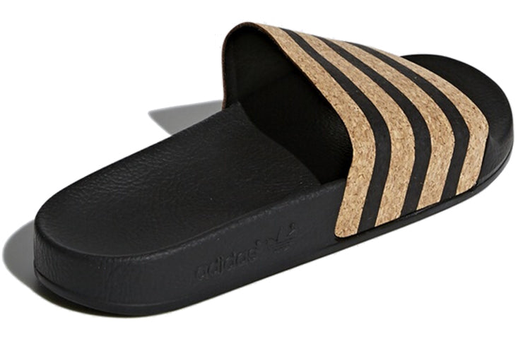 (WMNS) adidas Adilette 'Black Cork' CQ2237