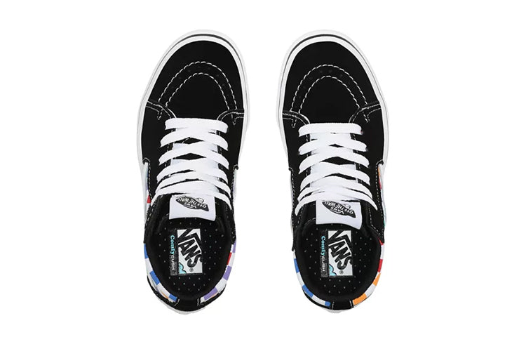 (PS) Vans SK8-HI ComfyCush 'Rainbow Checkerboard' VN0A4U1RU09