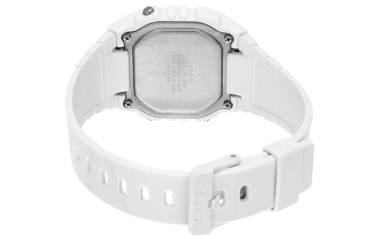 CASIO G Shock Square Sports Quartz /Pink White Digital W-215H-7A2