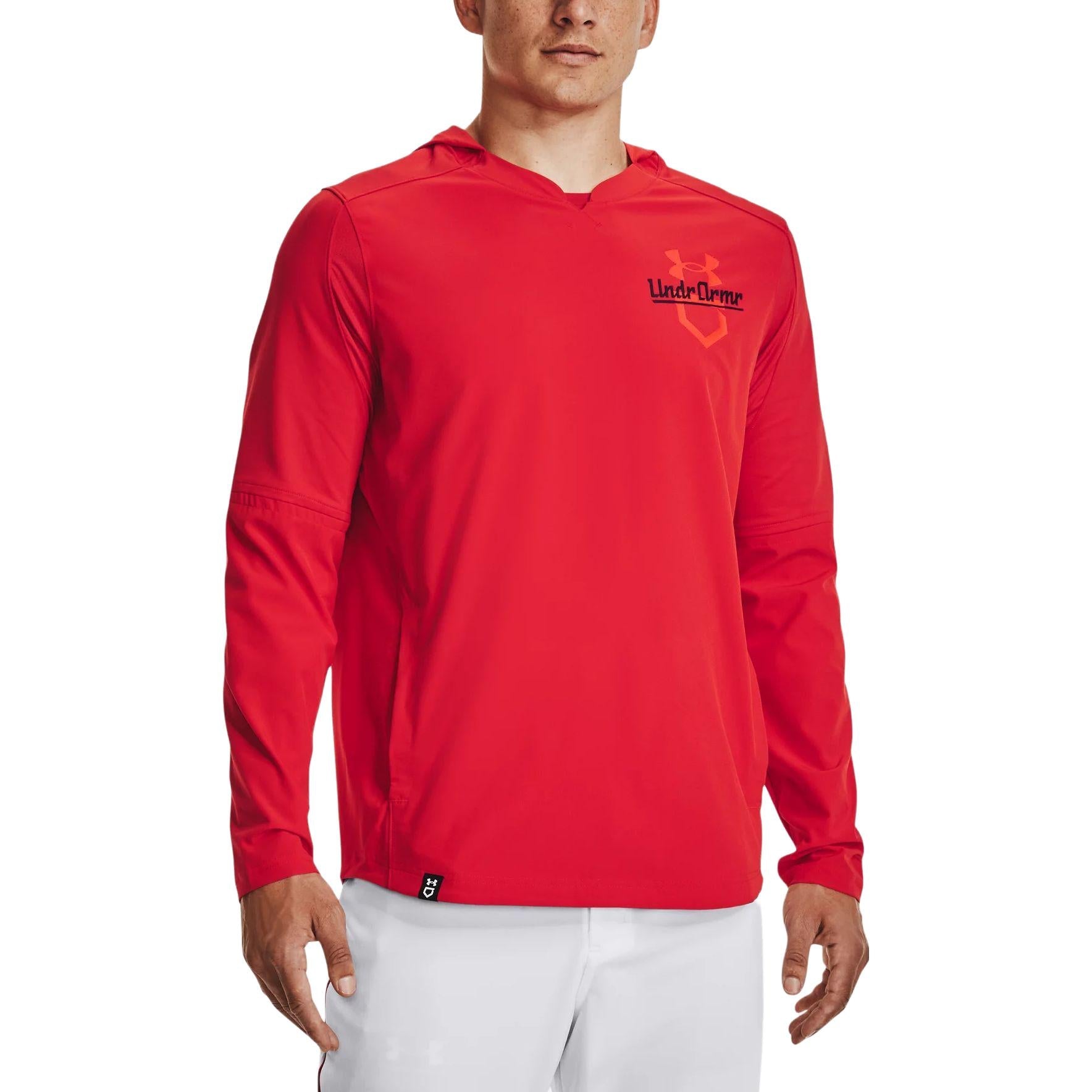 Under Armour Ua Hooded Cage Jacket 'Red' 1374376-600