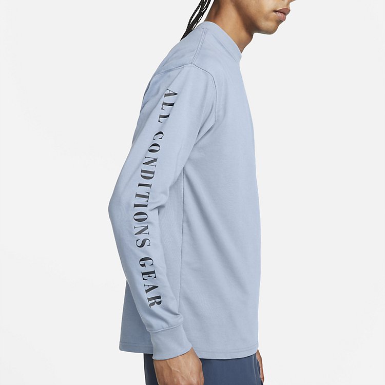 Nike ACG Long Sleeve Flower Tee 'Ashen Slate' DQ4958-493
