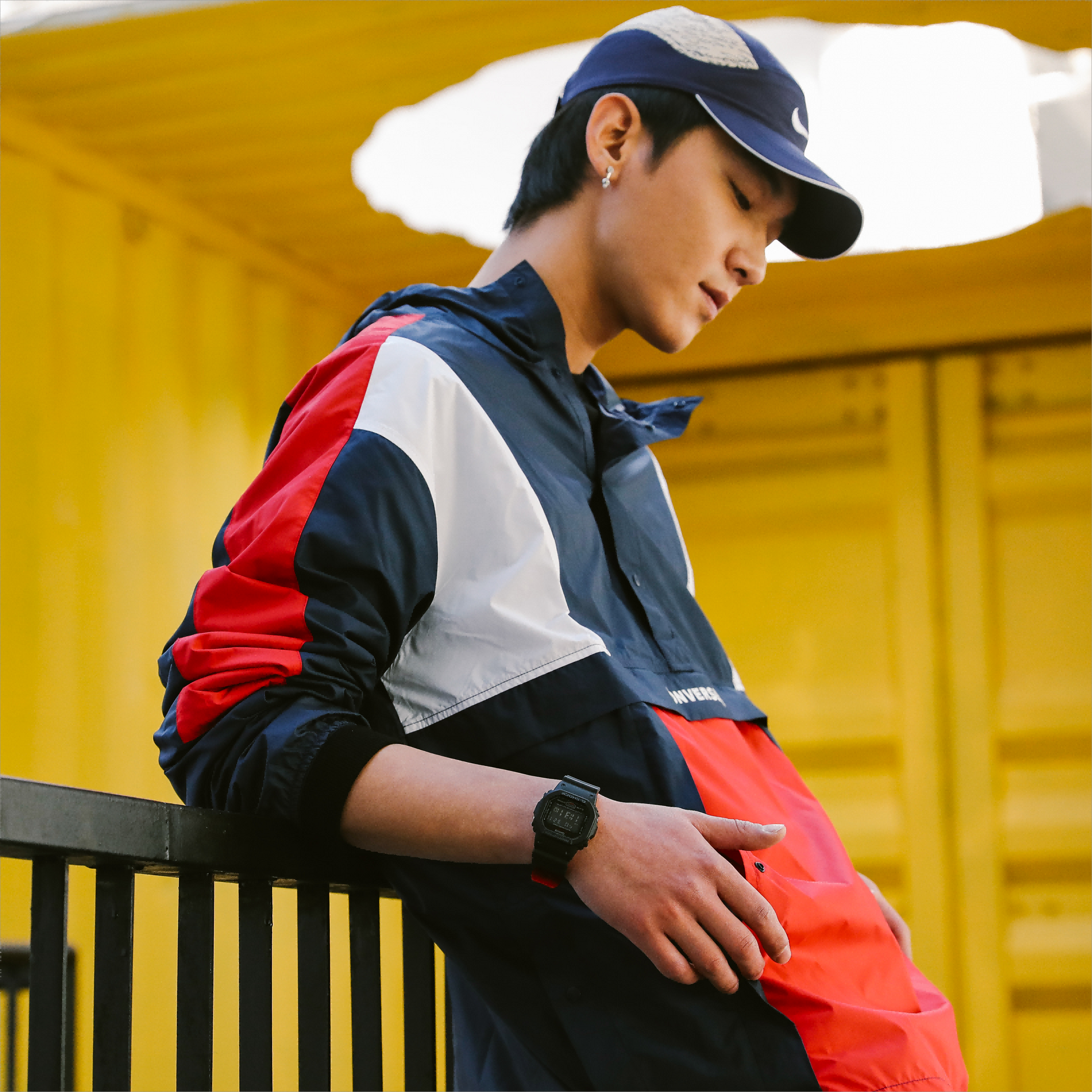 CASIO G-Shock Square 'Black' DW-5600HR-1