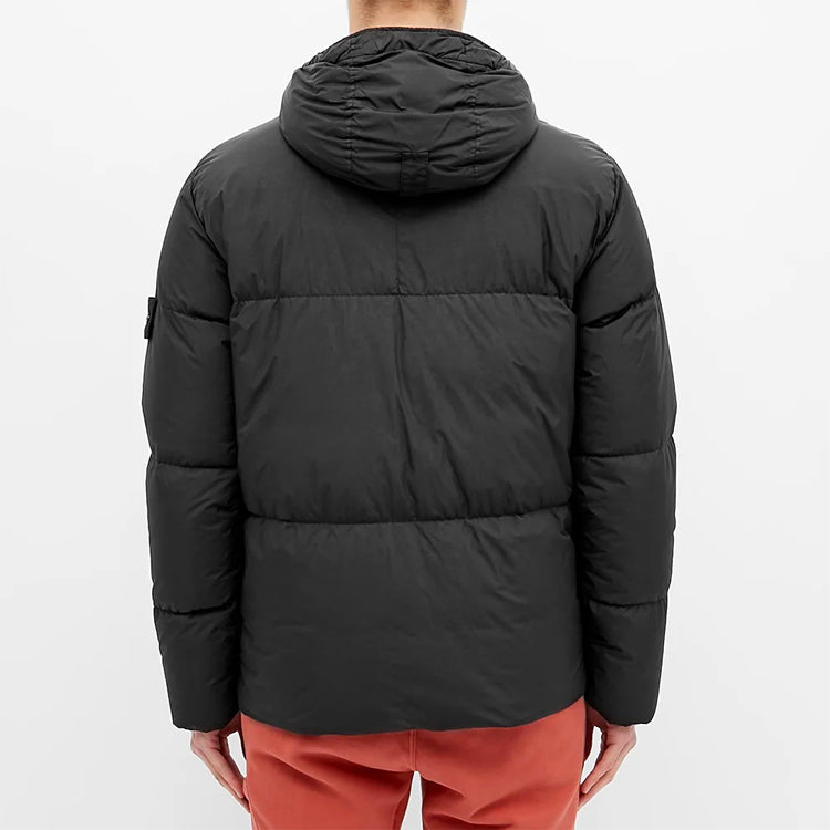 Men's STONE ISLAND Hooded Jacket Black 731540723-V0029