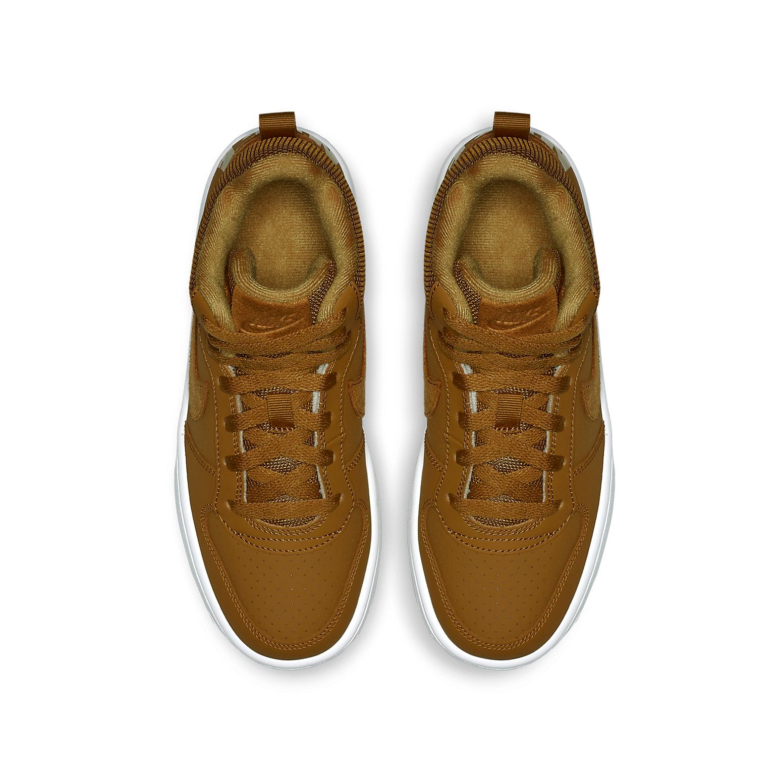(GS) Nike Court Borough Mid 'Yellow Wheat' 839977-701