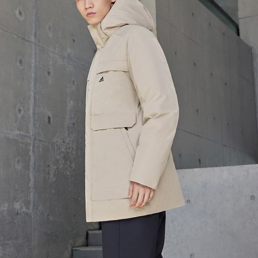adidas Down Parka 'Beige' IV7554