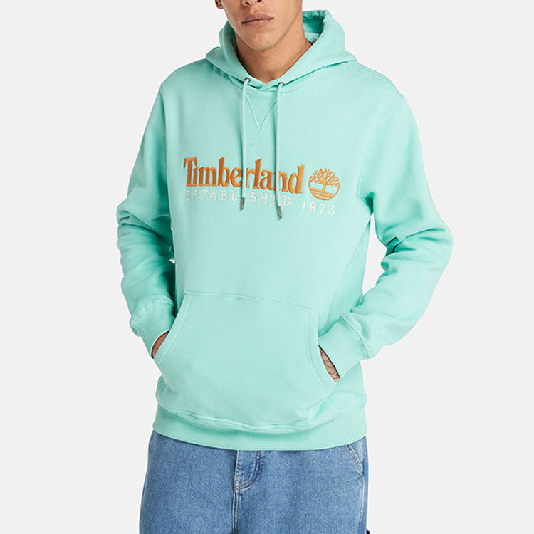 Timberland 50th Anniversary Drawstring Hoodie 'Teal' A2E2C-ED4