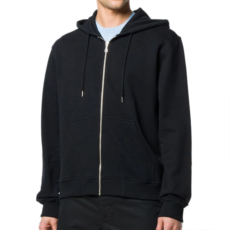Men's KENZO Embroidered Hooded Zipper Black F955BL7214XA-99