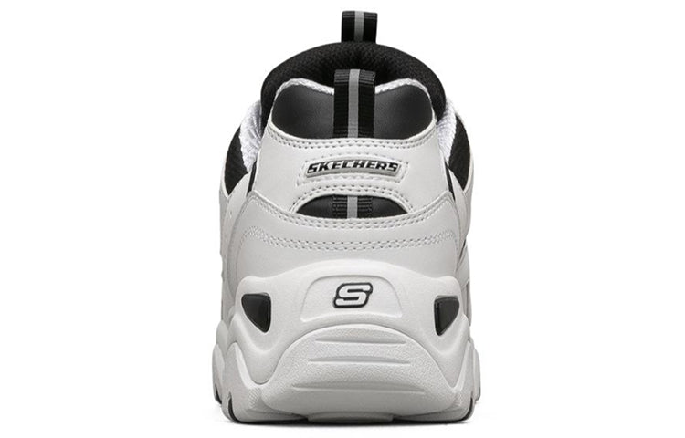 (WMNS) Skechers D'lites 2.0 Running Shoes White/Black 66666324-WHT