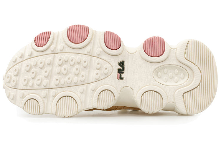 (WMNS) Fila Jagger Running Shoes White/Brown/Pink T12W031116FSS