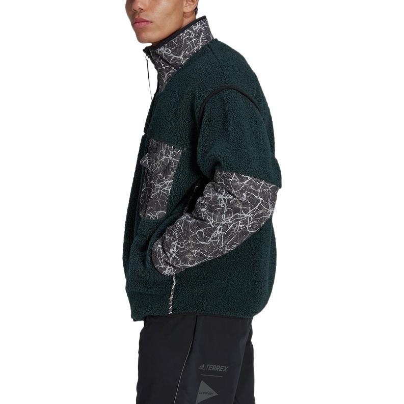 adidas Terrex x and Wander Graphic Hoodie 'Pulse Olive' HN9637