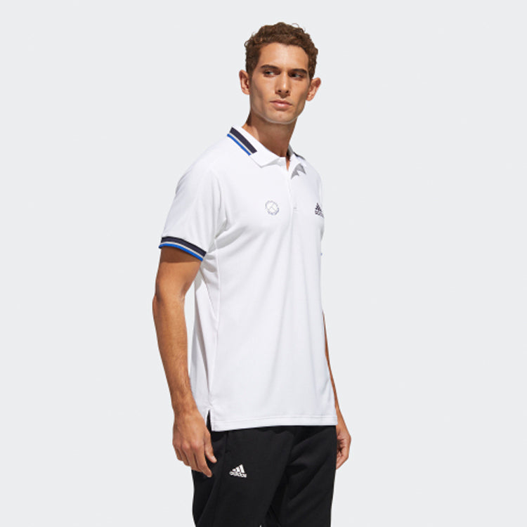 adidas HTRDY PL1 SL Tennis Sports POLO Shirt Men White FS3773