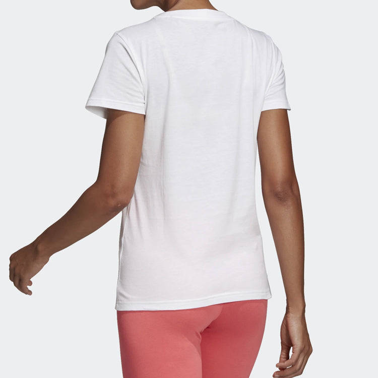 (WMNS) adidas E LIN SLIM T Sports Stylish Short Sleeve White DU0629