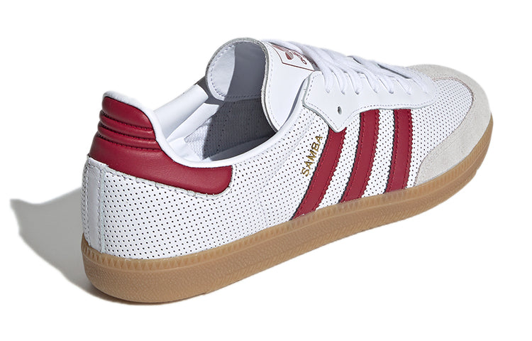 adidas Samba OG 'White Collegiate Burgundy' BD7528