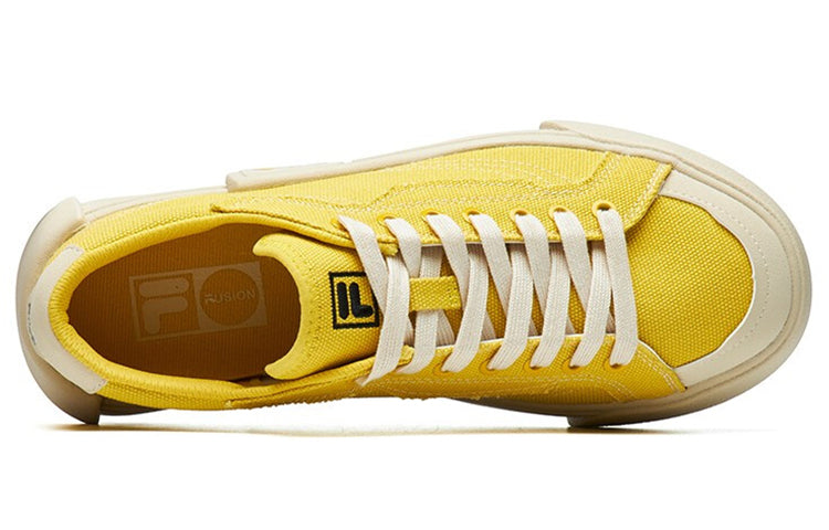 (WMNS) Fila Fusion Canvas Shoes 'Yellow' T12W125107FSP