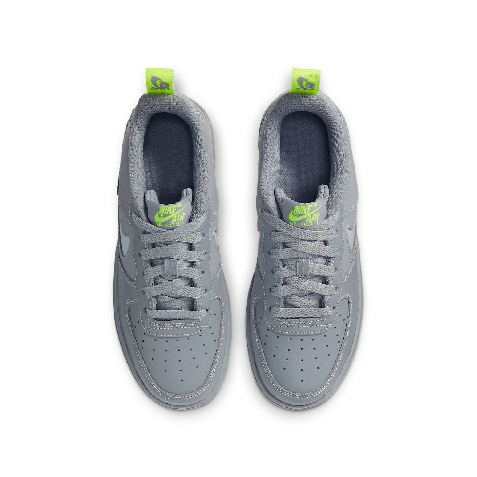 (GS) Nike Air Force 1 '07 LV8 'Particle Grey Volt' DD3227-001