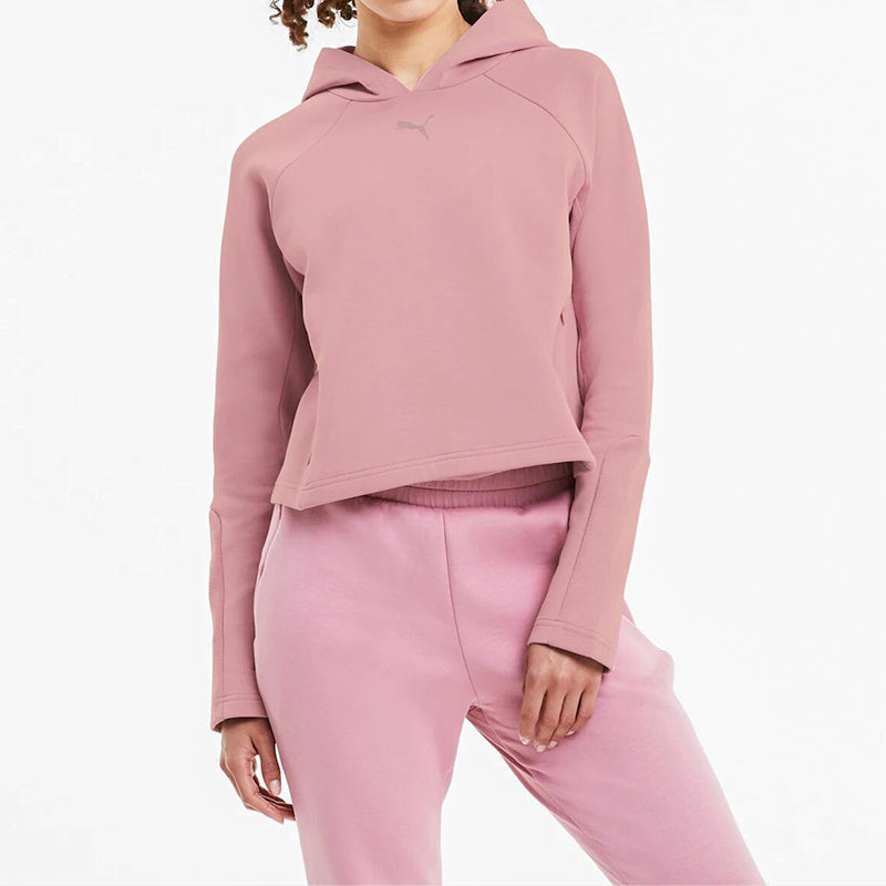(WMNS) PUMA Evostripe Short Hoodie 'Pink' 585233-16