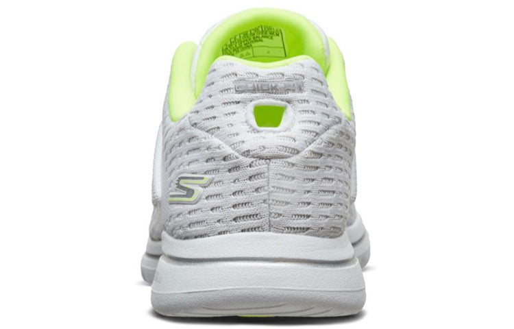 (WMNS) Skechers Go Walk 5 Sports Shoes White/Yellow 667110-WLM