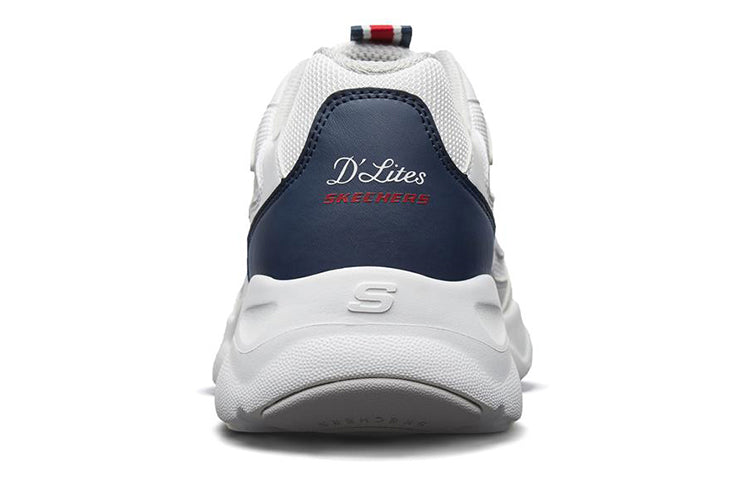 Skechers D'Lites Airy Low-Top Running Shoes White/Black/Red 999090-WBRD