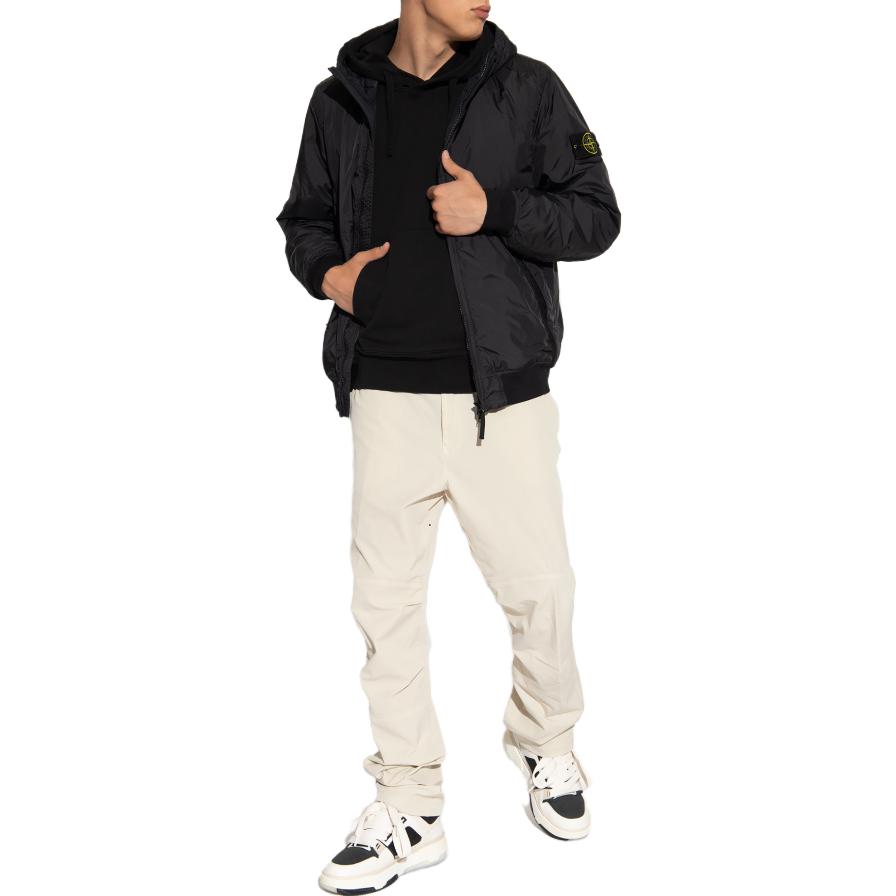 STONE ISLAND Garment Dyed Crinkle Reps NY Jacket 'Black' 791540823-V0029