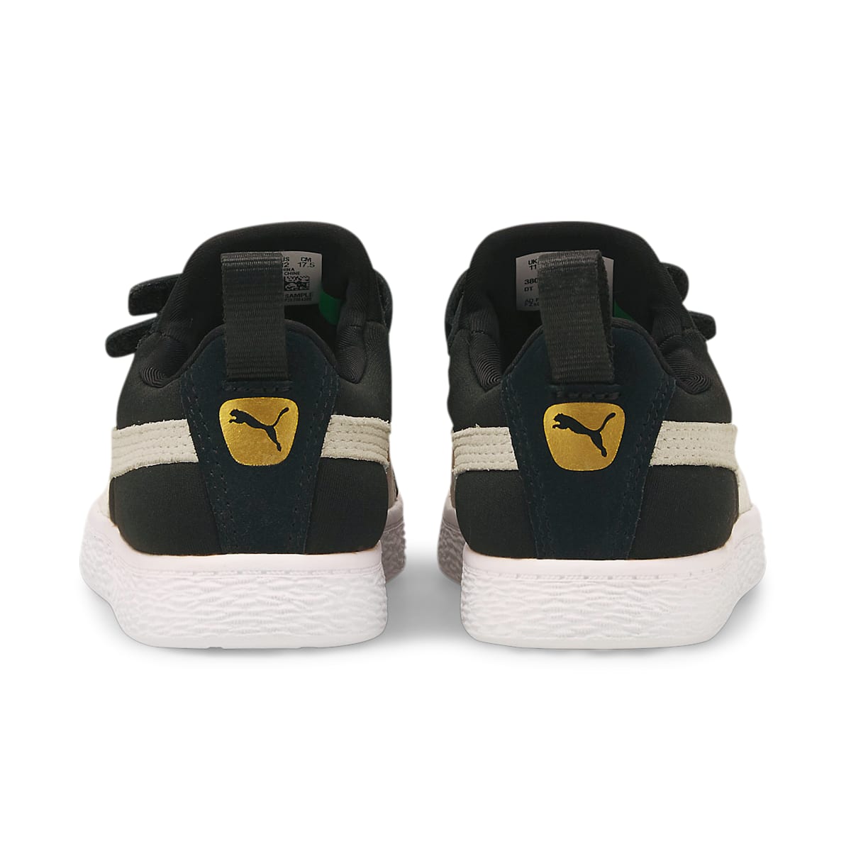 (PS) PUMA Suede Light-Flex V 'Black White' 380730-01