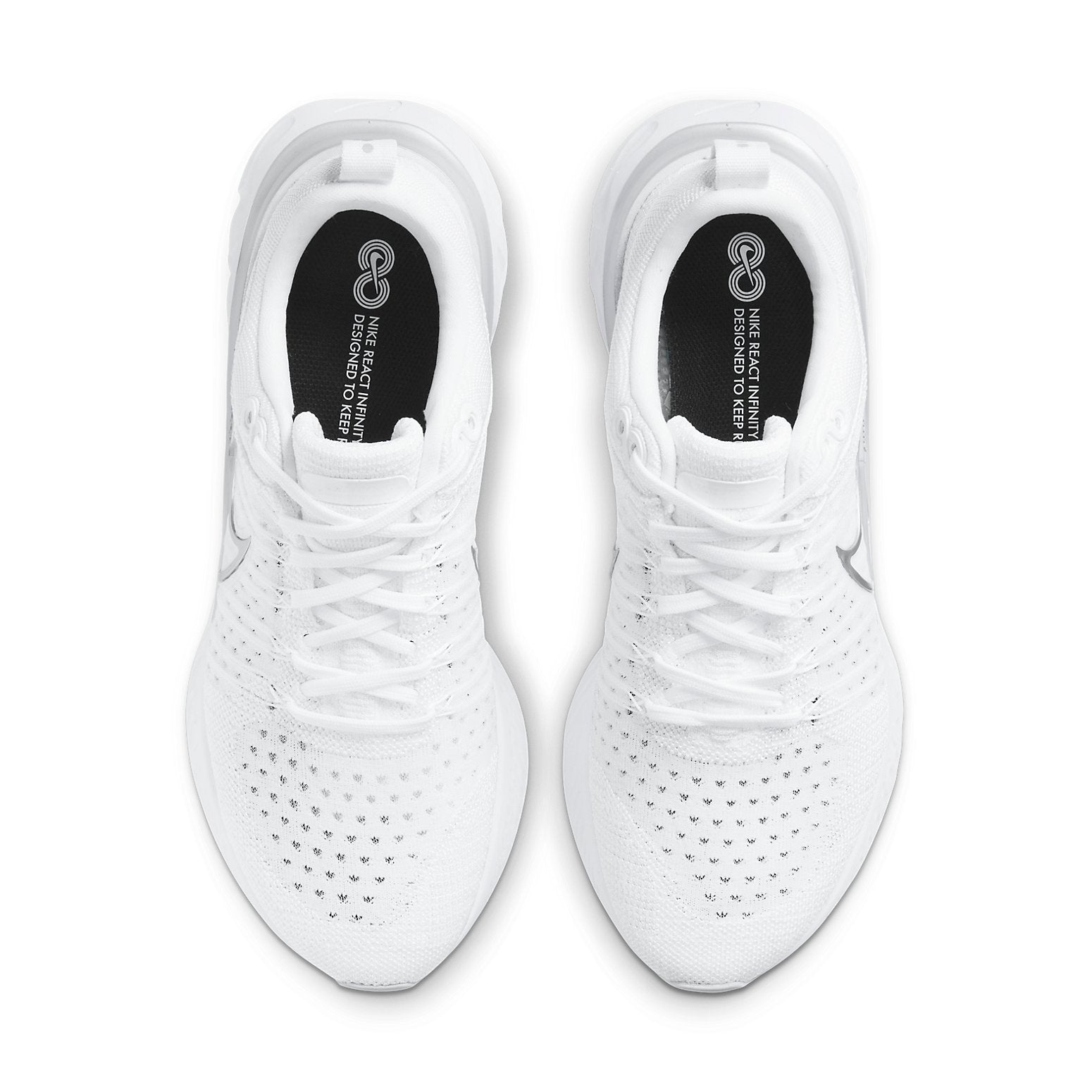 (WMNS) Nike React Infinity Run Flyknit 2 'White Metallic Silver' CT2423-102
