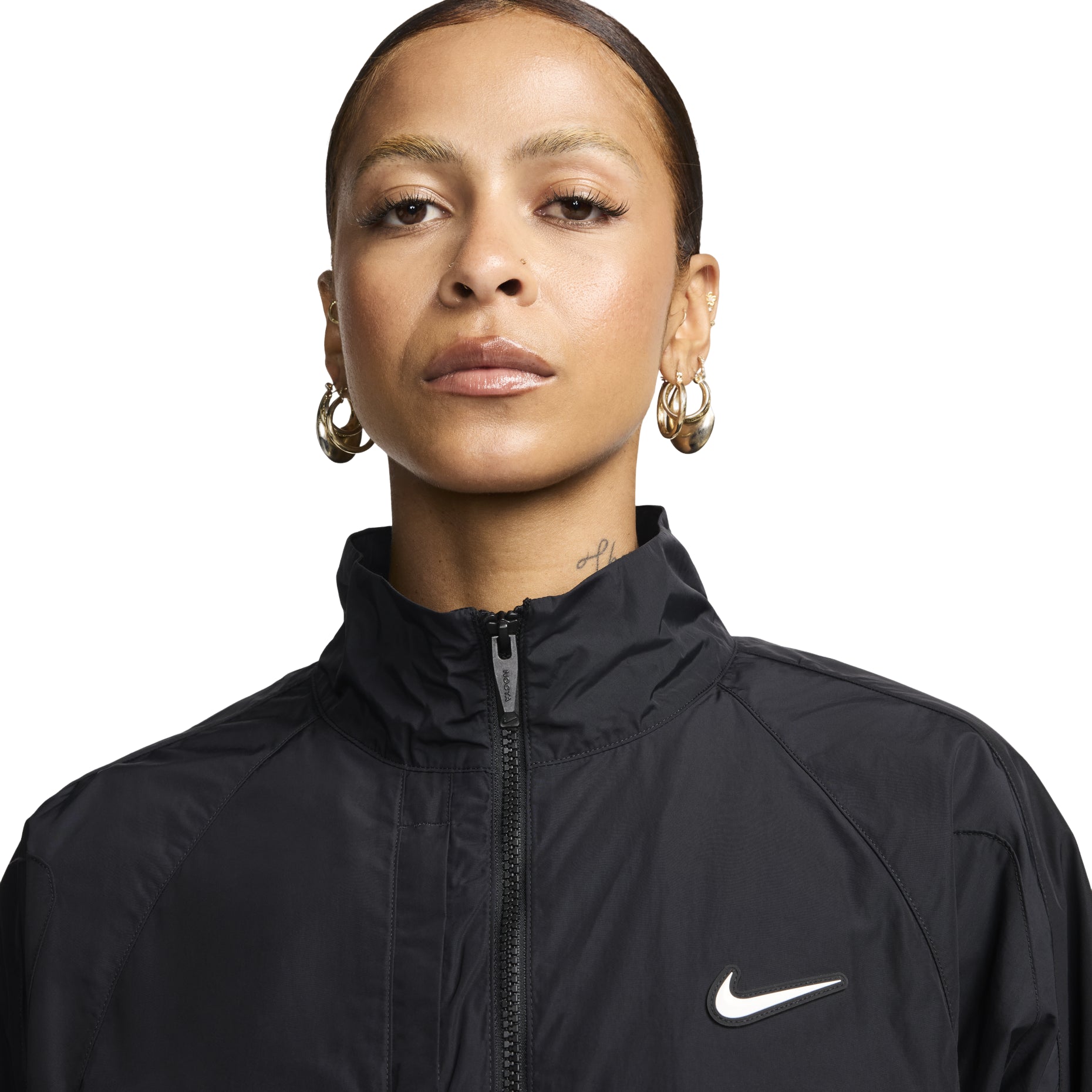 Nike x NOCTA Drake Nylon Track Jacket Asia Sizing 'Black' FN7667-010