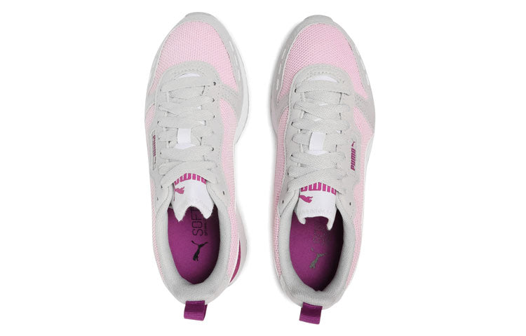 PUMA R78 Low Top Running Shoes Pink/Grey 373117-28