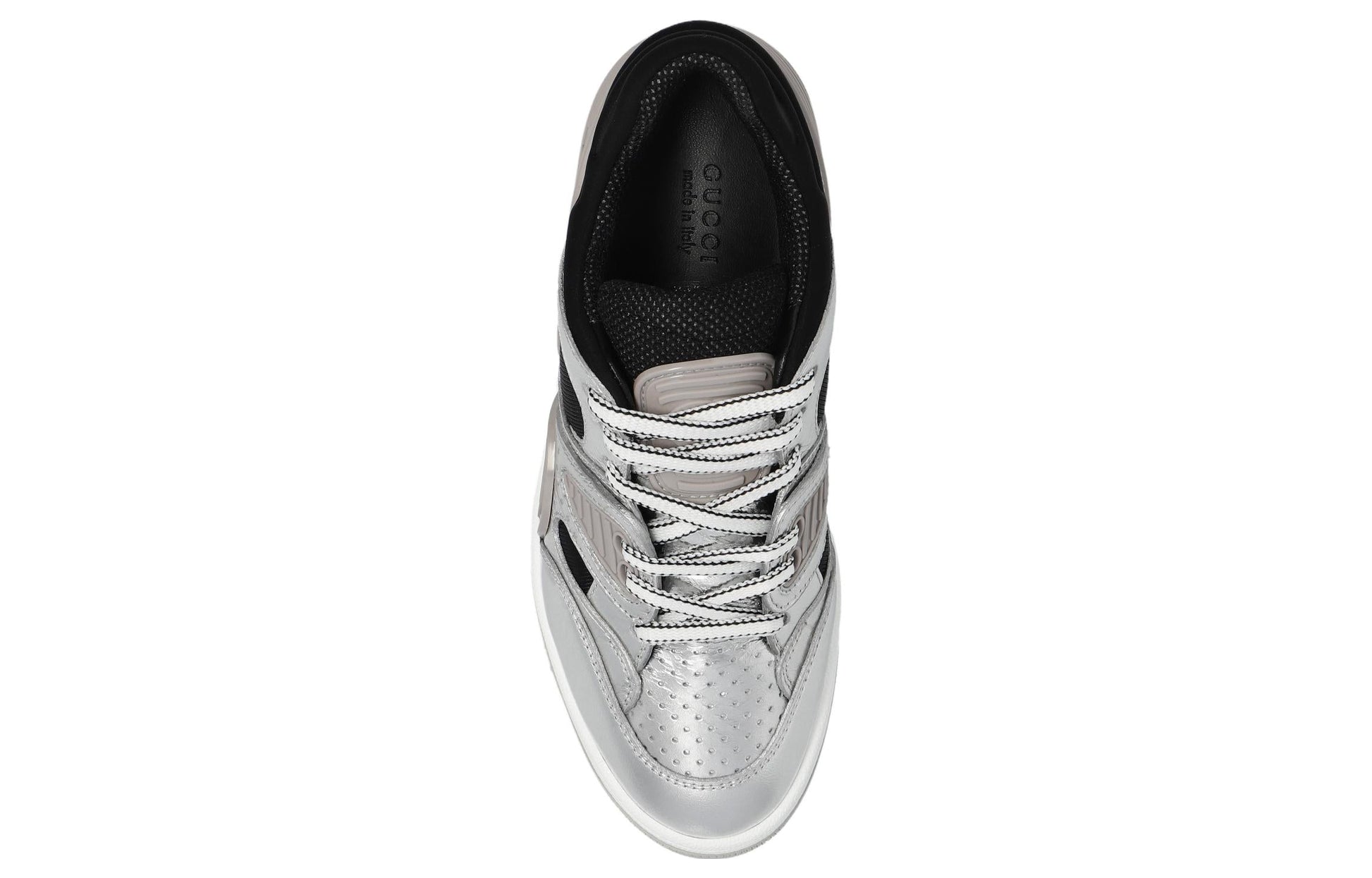 (WMNS) Gucci Basket 'Silver Black White' 725905-AABB8-8142