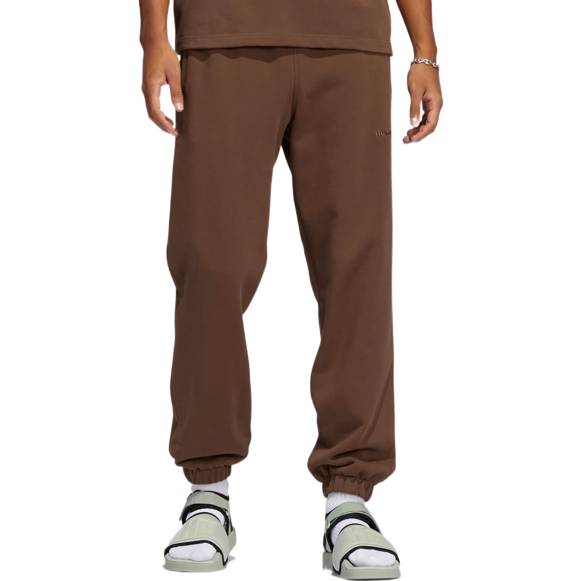 adidas x Pharrell Humanrace Small Logo Sweatpants 'Brown' HF9917