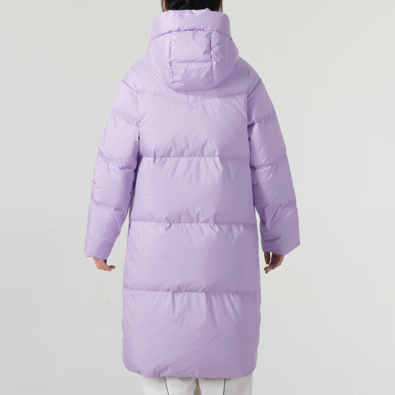 (WMNS) Skechers Casual Long Down Jacket 'Purple' P423W030-010Y