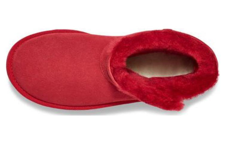(WMNS) UGG embossed belt short boots 'Red' 1137073-SBR