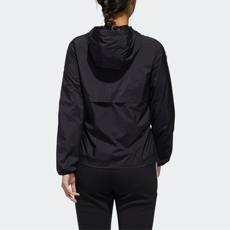 (WMNS) adidas Must Haves Windbreaker - Black GF0188
