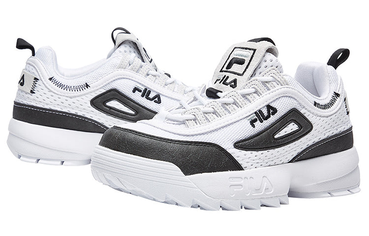 (WMNS) Fila Fusion Shoes 'White Black' T12W933705FWB
