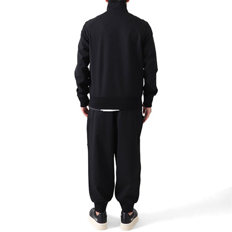 Men's Y-3 Embroidered Long Sleeves Jacket Black FS3329