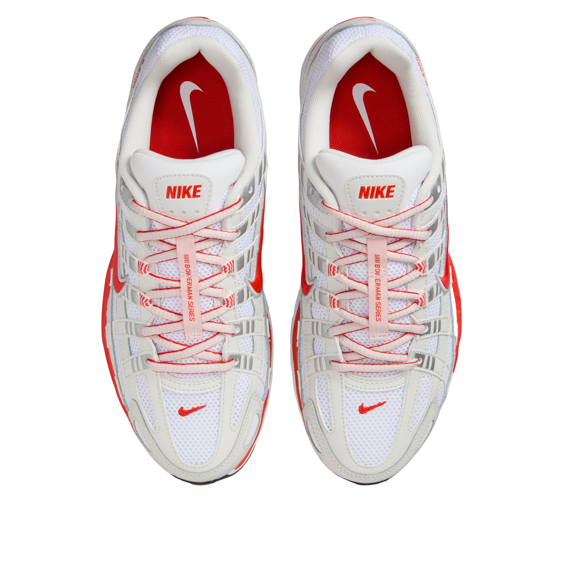 (WMNS) Nike P-6000 'White Platinum Tint Picante Red' BV1021-107