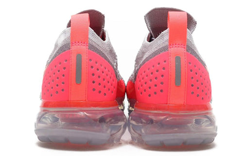 (WMNS) Nike Air VaporMax Flyknit 2 'Grey Crimson' 942843-005