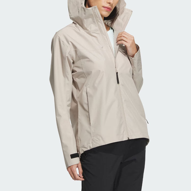 (WMNS) adidas Terrex Rain.Rdy Transitional Jacket 'Beige' IL8906