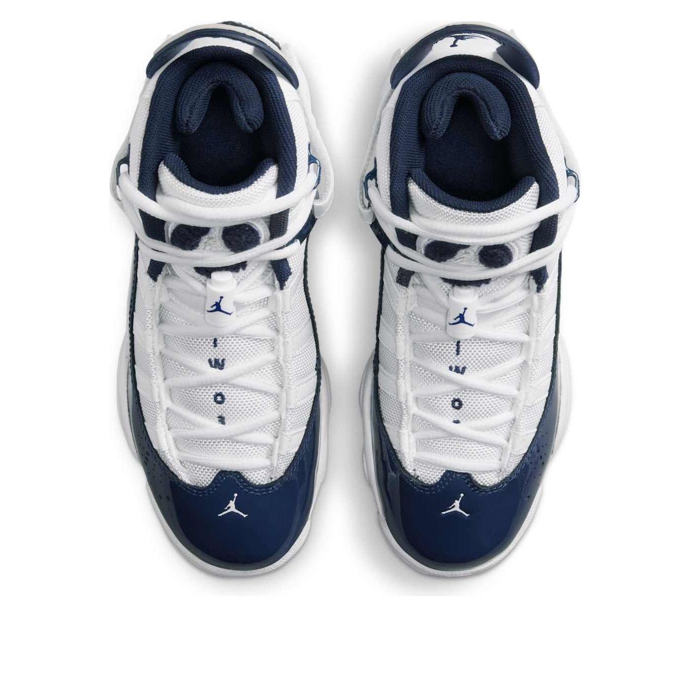 (GS) Air Jordan 6 Rings 'White Midnight Navy' 323419-124