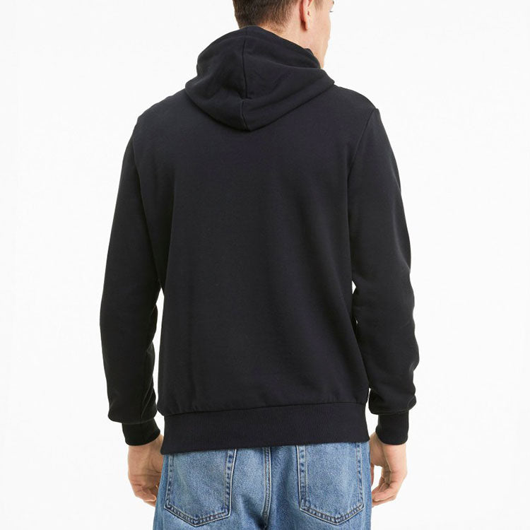 PUMA Loose Printed Hooded Fleece Black 599300-56