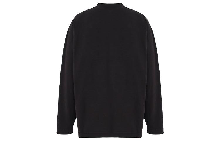 YEEZY Gap Logo Longsleeve T-shirt 'Black' YEEZY-SS22-046