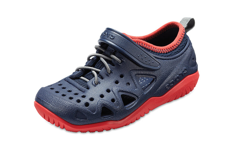 (GS) Crocs Swiftwater Play Shoes 'Navy Red' 204989-410