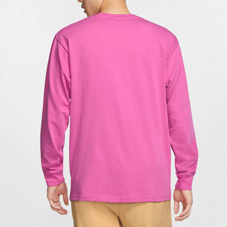 Nike As M Nrg ACG Ls Tee Black Logo Round Neck Long Sleeves Purple Red Purplered BQ7203-623